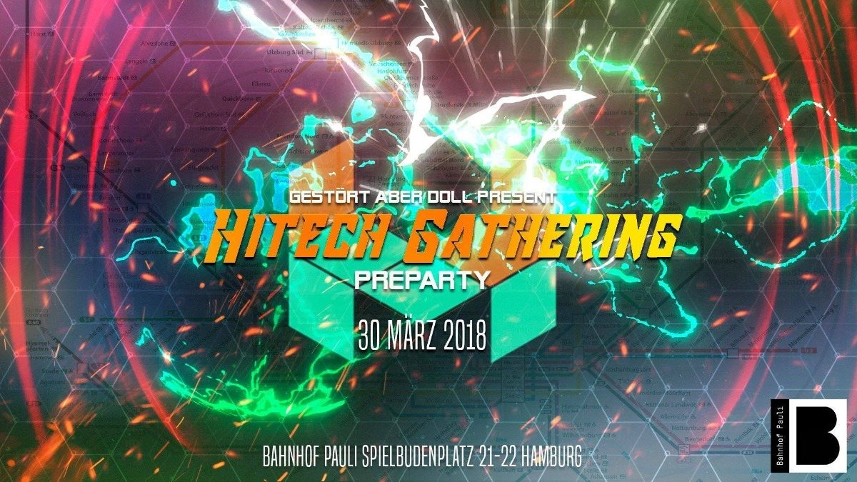 Party Flyer ॐ Hitech Gathering Pre Party • Jesus Raves ॐ 30 Mar '18, 23:00