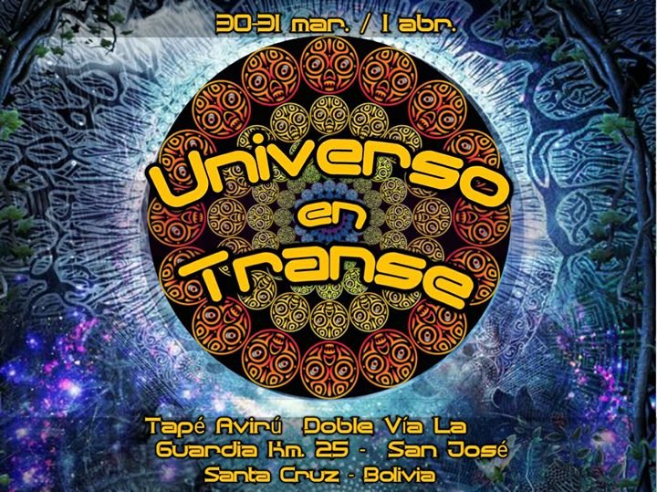 Party Flyer Universo en Transe Festival 30 Mar '18, 18:00