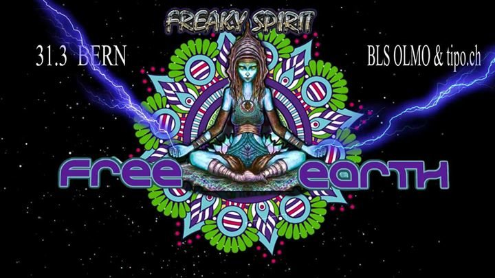 Party Flyer Free Earth Spirit Bern with ConwerterAnalogMindsRhino and more 31 Mar '18, 21:00
