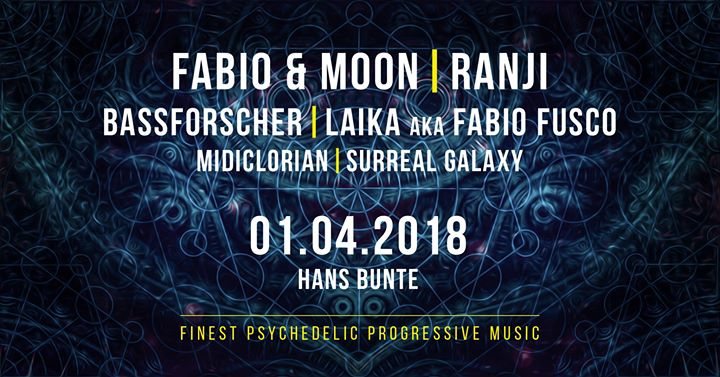 Party Flyer Electronic Sensation Goa Floor: Fabio & Moon,Ranji,Bassforscher 1 Apr '18, 22:00