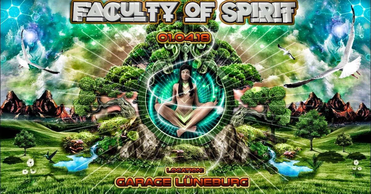 Party Flyer Faculty of Spirit - Easter Goa 1 Apr '18, 23:00