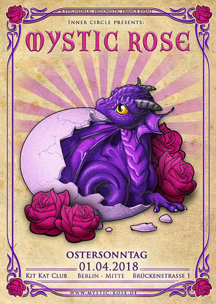 Party Flyer The Mystic Rose - Tribut to PAN in Koh Phangan 1 Apr '18, 23:00
