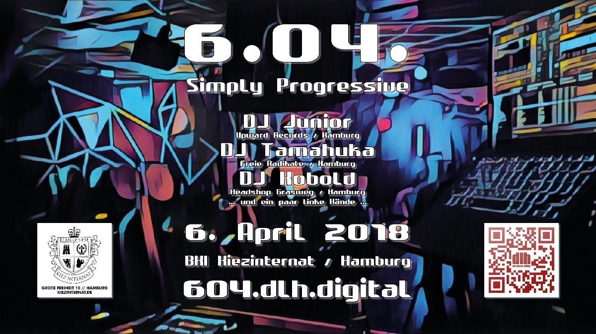 Party Flyer 604 - Simply Progressive 6 Apr '18, 22:00