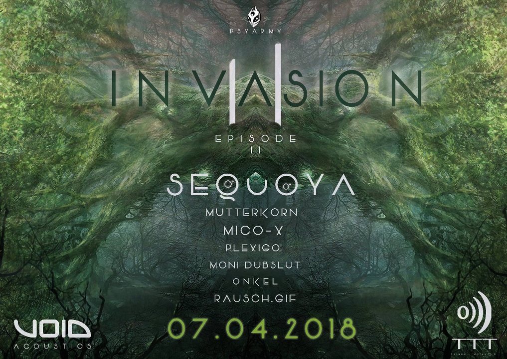 Party Flyer INVASION II 7 Apr '18, 22:00