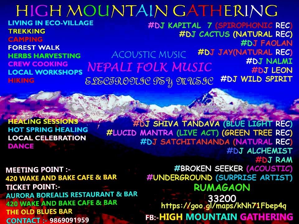 High Mountain Gathering 12 Apr '18, 08:00