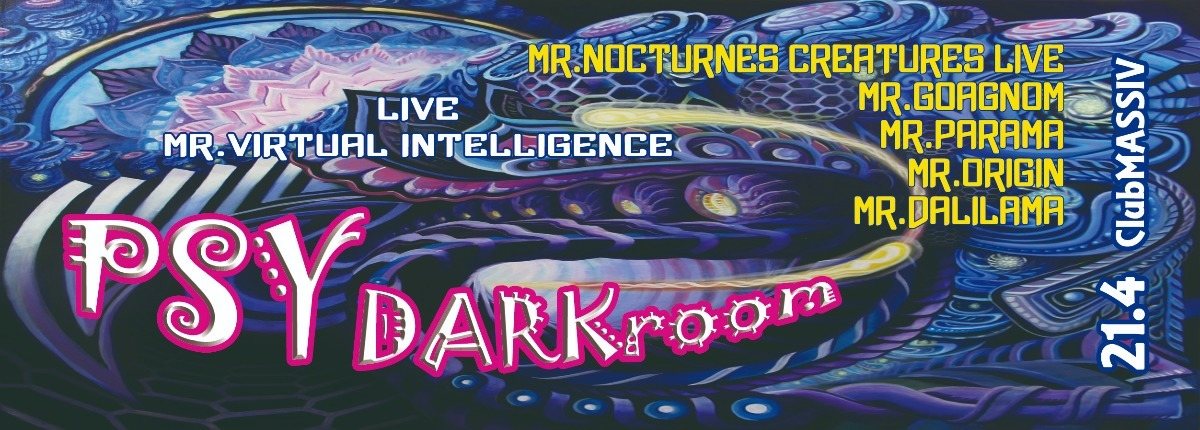 Party Flyer PSY-DARKroom >> 12hours nonstop party << 21 Apr '18, 22:30