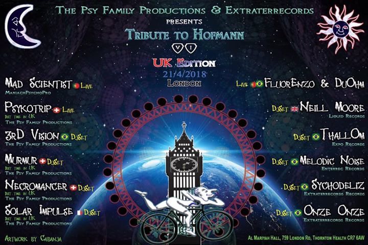Party Flyer Tribute to Hofmann VI (UK Edition) 21 Apr '18, 18:00