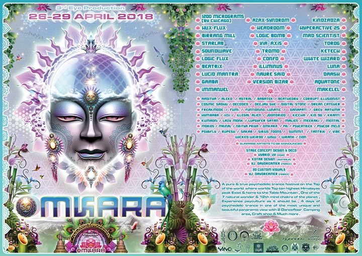 Party Flyer Omkara Festival 2018 (Full Moon Gathering) 26 Apr '18, 11:15
