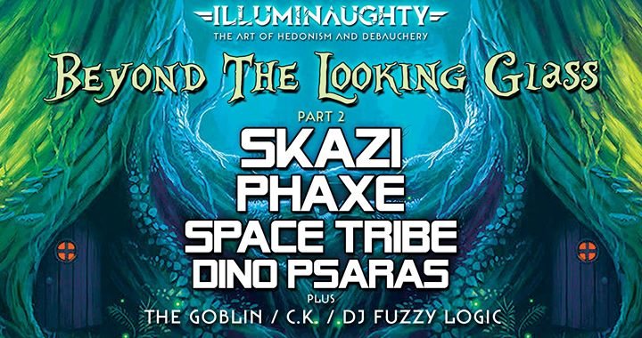 Party Flyer IllumiNaughty presents: Beyond the Looking Glass Pt2, Manchester 28 Apr '18, 22:00