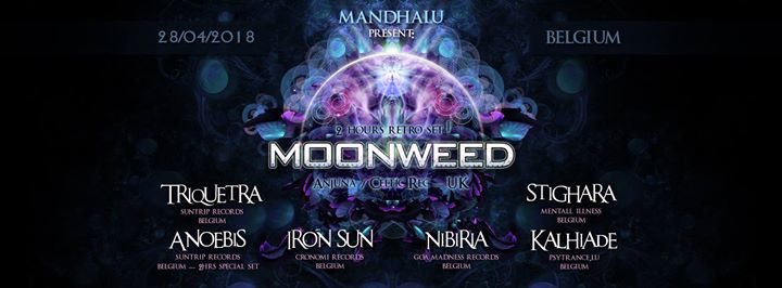 Party Flyer Mandhalu : MoonWeed Live 28 Apr '18, 20:00