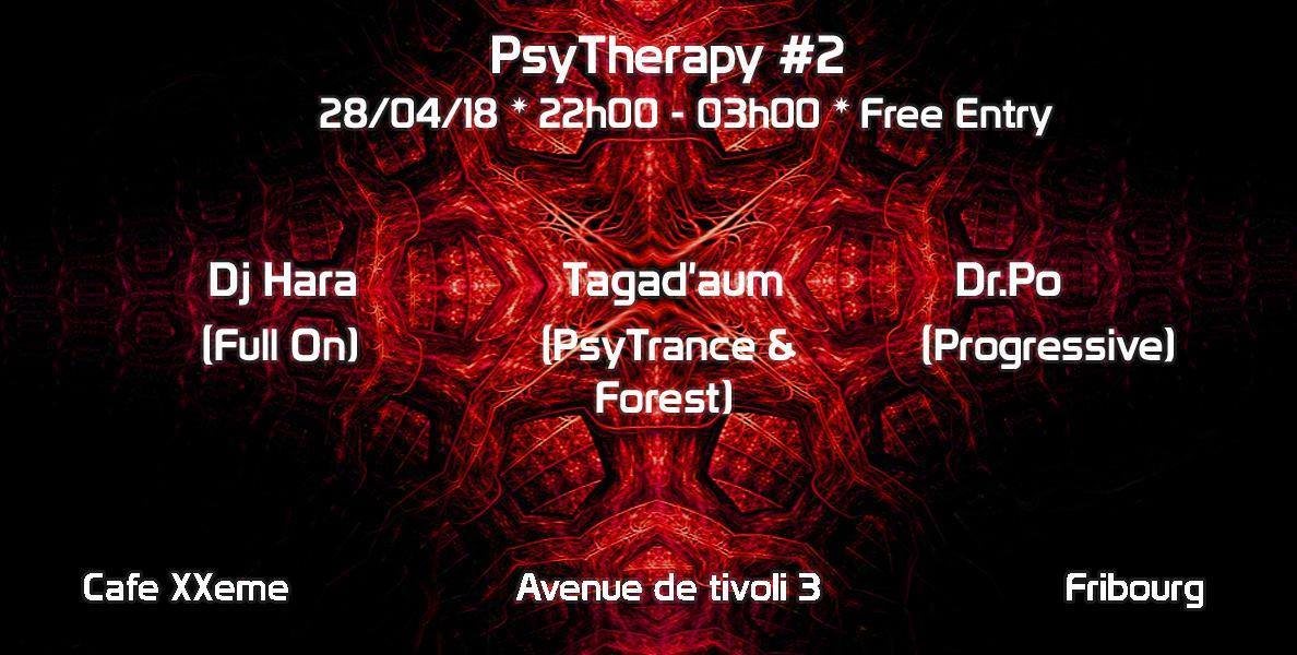 Party Flyer PsyTherapy #2 28 Apr '18, 22:00