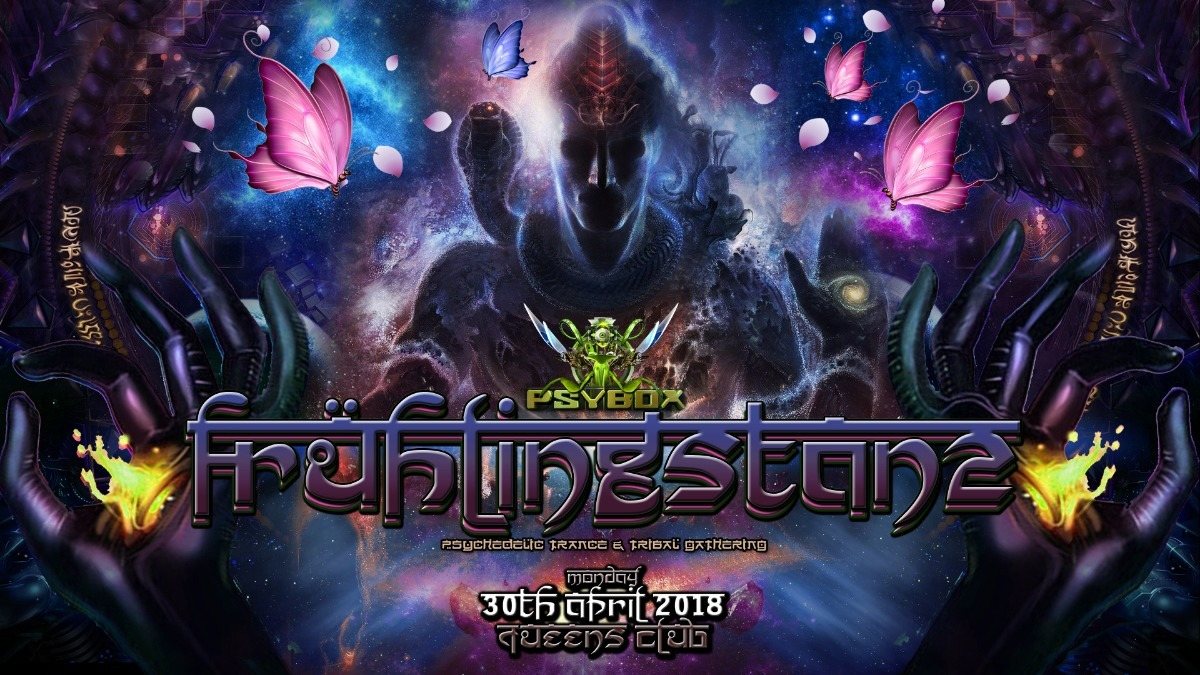 Party Flyer Psybox pres. *** Frühlingstanz ॐ 30 Apr '18, 22:00