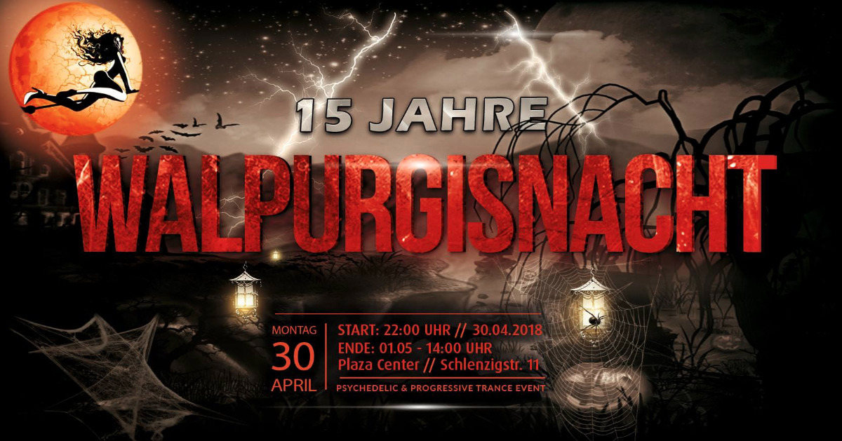 Party Flyer Walpurgisnacht 15.Painkiller, Querox, Metronome, Haldolium, Brox, Kleysky,Anneli 30 Apr '18, 22:00