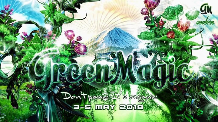 Party Flyer Green Magic 2018 3 May '18, 13:00