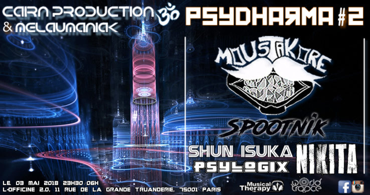 Party Flyer PsyDharma #2 3 May '18, 23:30