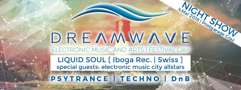 Party Flyer DREAM WAVE FESTIVAL NIGHT 4 May '18, 23:00