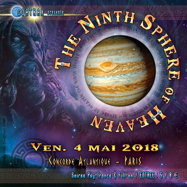 Party Flyer THE NINTH SPHERE OF HEAVEN 4 May '18, 23:30
