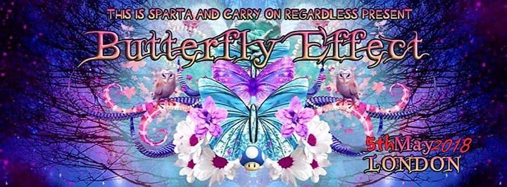 Party Flyer Butterfly Effect IV 5 May '18, 23:00