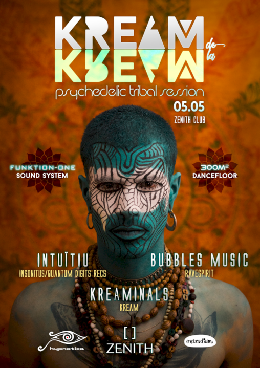 Party Flyer KREAM de la KREAM II 5 May '18, 23:30