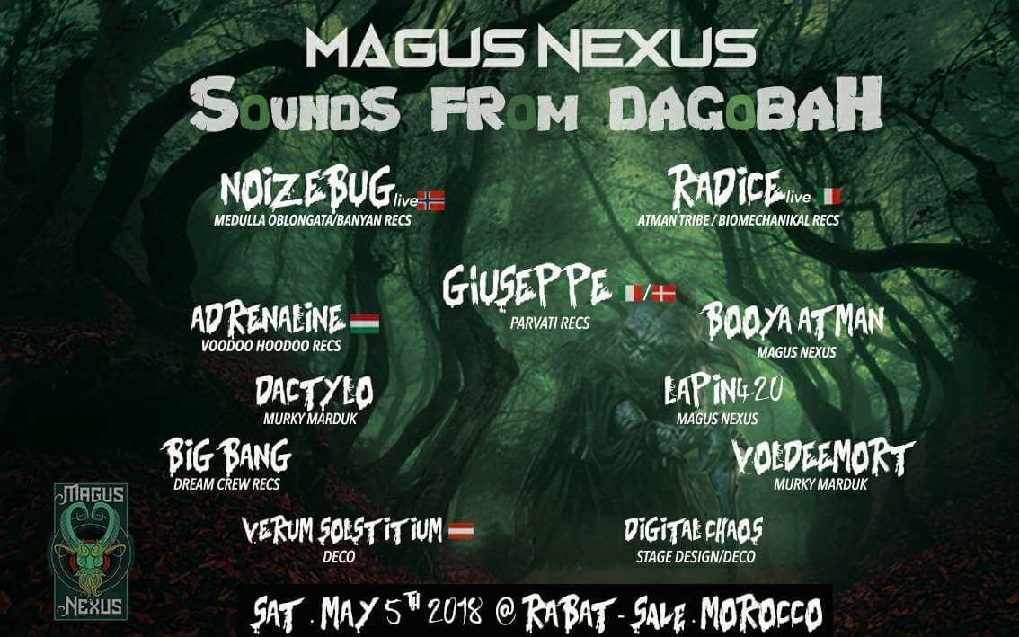 Party Flyer MAGUS NEXUS #3 - Sounds From Dagobah 5 May '18, 21:00