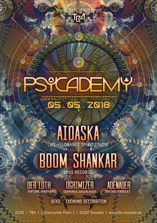 Party Flyer Pscademy 5 May '18, 23:00