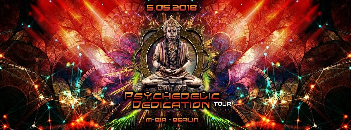 Party Flyer Psychedelic Dedication on Tour // Berlin // DoubKore, Locoweed, Kleysky 5 May '18, 23:00
