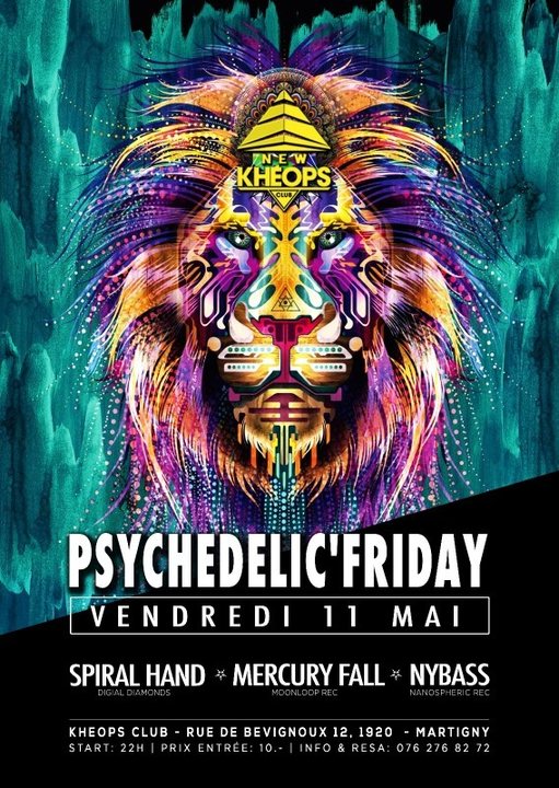 Party Flyer Psychedelic'friday // Edition III 11 May '18, 22:00