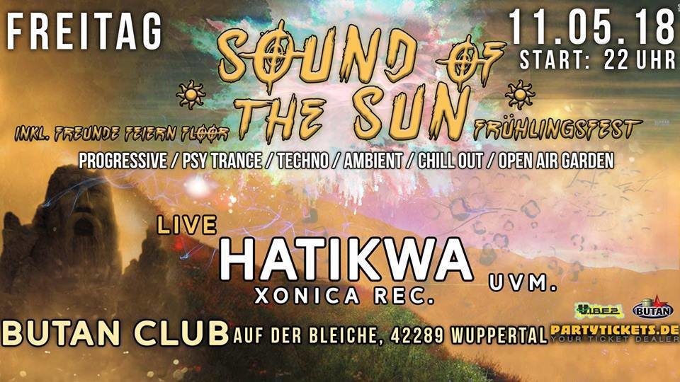 Party Flyer Sound of the Sun / Frühlingsfest 2018 & Freunde Feiern Floor 11 May '18, 22:00