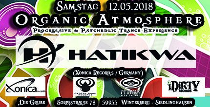 Party Flyer Organic Atmosphere - HATIKWA 12 May '18, 22:00