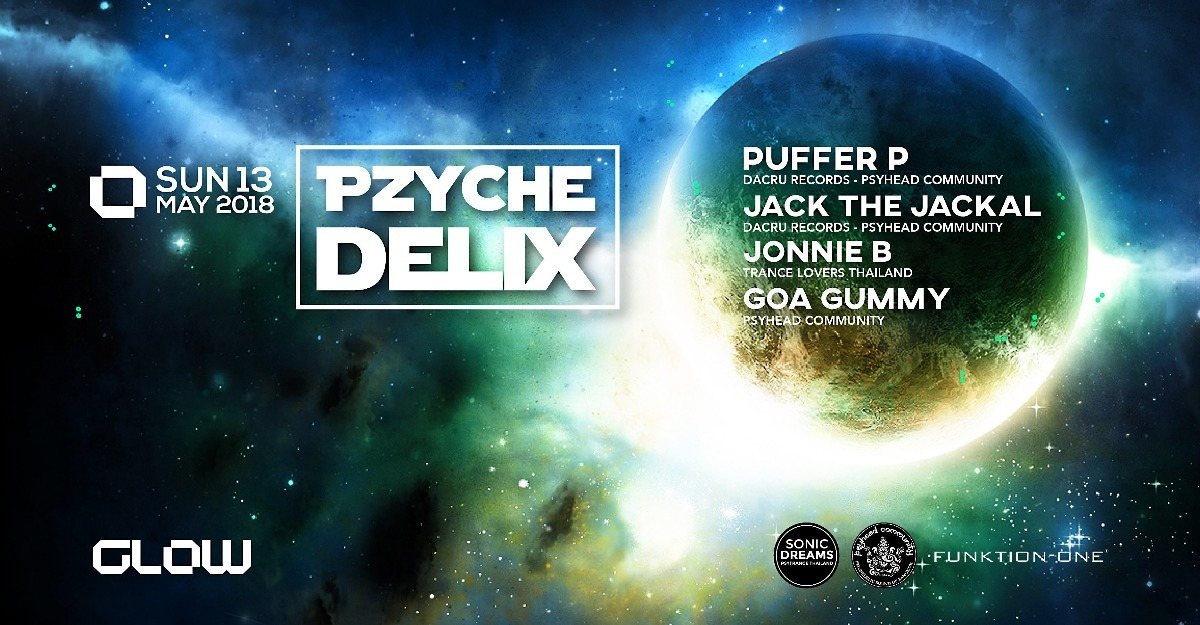 Party Flyer Pzychedelix 13 May '18, 21:00