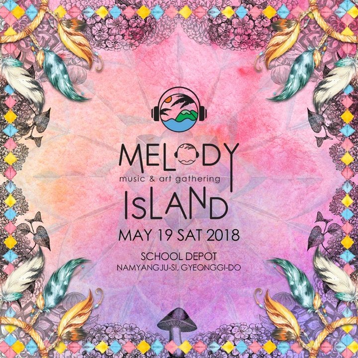 Party Flyer MELODY ISLAND Music & Art Gathering 19 May '18, 16:00