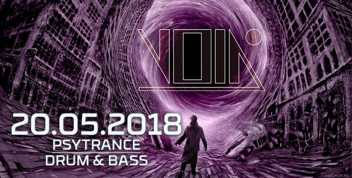 Party Flyer Enter the Void #20 (Psytrance / Drum & Bass) at Void Club Berlin 20 May '18, 23:00