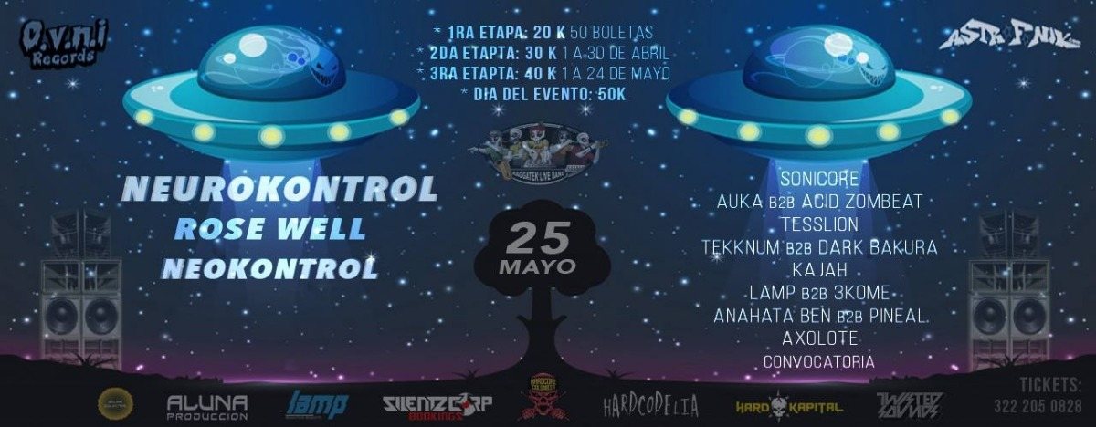 RHYTHM RAVE Fest I NEUROKONTROL (Fra) AstroFoniK & Ovni Records · 25 May '18, 21:00