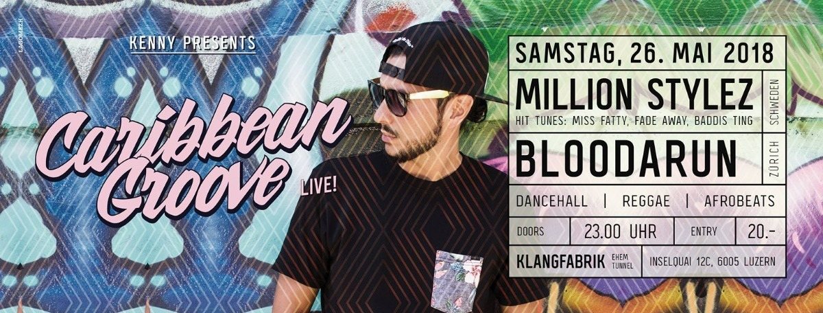 Caribbean Groove - Million Stylez · 26 May 18, 23:00