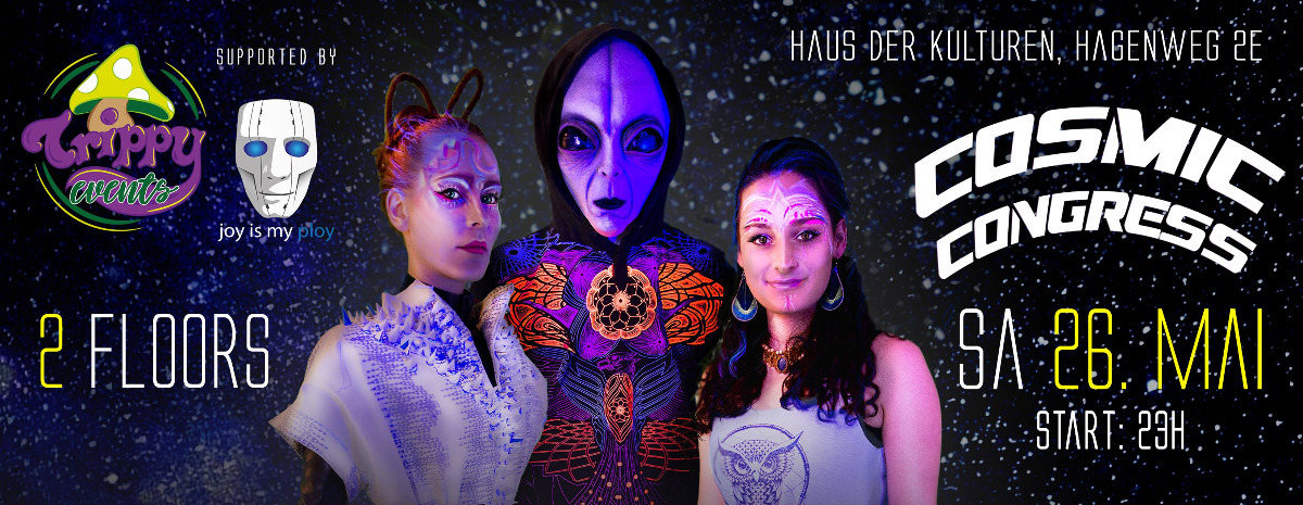Party Flyer Cosmic Congress 26 May '18, 23:00