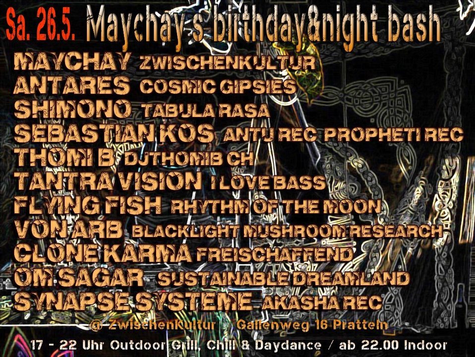 Maychay`s birthday&night bash · 26 May '18, 17:00