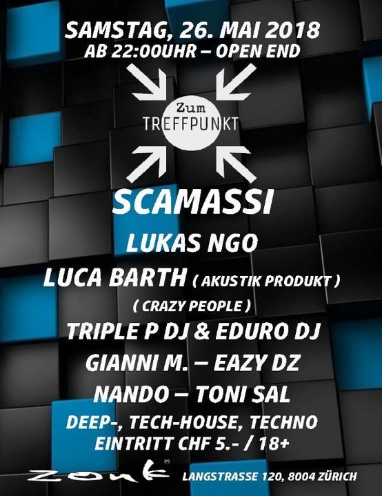 Zum Treffpunkt im Zouk · 26 May 18, 22:00