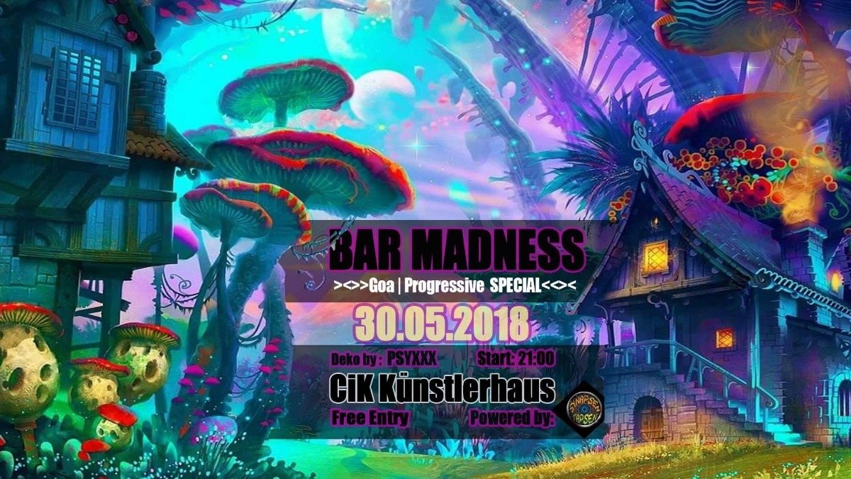 Party Flyer CiK Barmadness - Goa Special Edition 30 May '18, 21:00