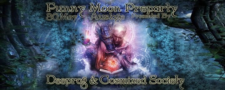 Party Flyer Funny Moon Preparty Vienna 30 May '18, 22:00