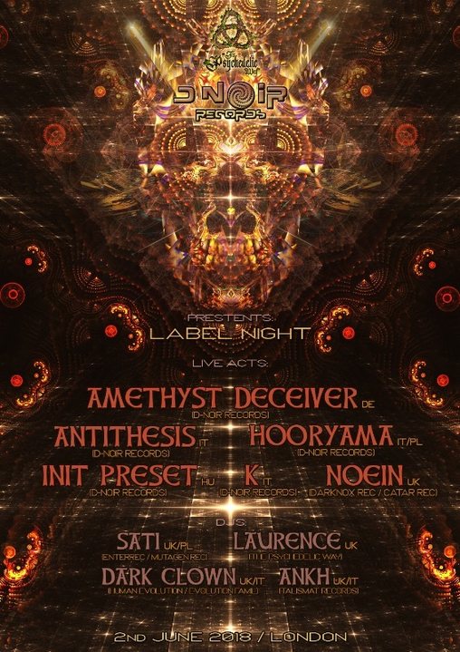 The Psychedelic Way & D.Noir rec forest gathering · 2 Jun '18, 22:00