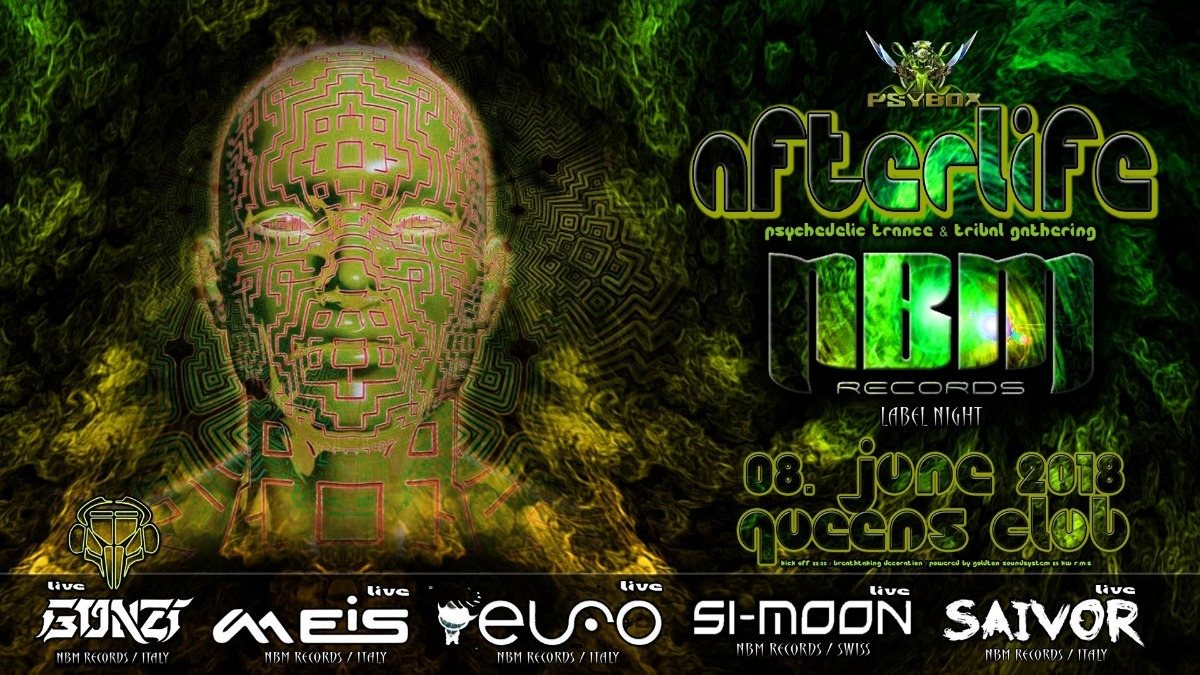 Psybox - Afterlife - NBM Records Label Night · 8 Jun 18, 22:00