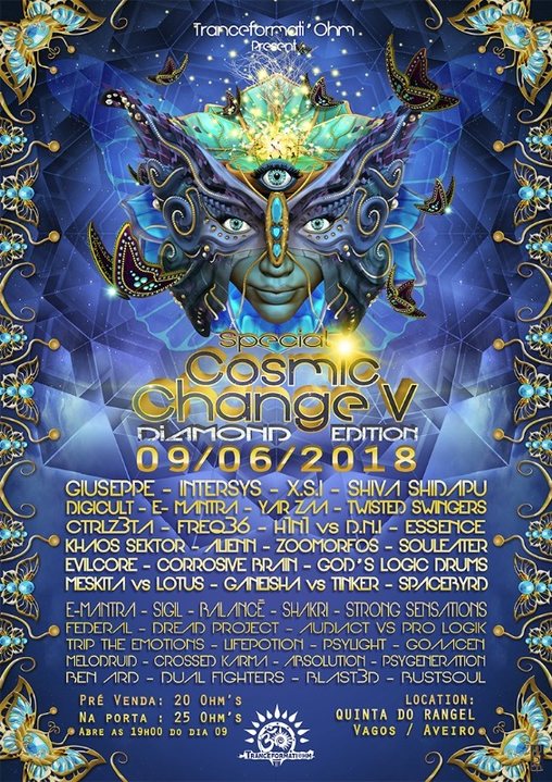 Party Flyer Special Cosmic Change V (Diamond Edition) 9 Jun '18, 19:00