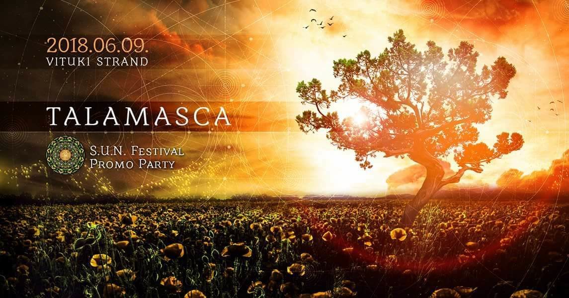 Party Flyer SUN Festival promo party / Talamasca 9 Jun '18, 22:00