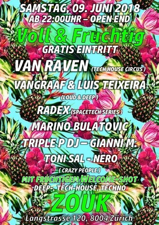 VOLL & FRUCHTIG · 9 Jun 18, 22:00