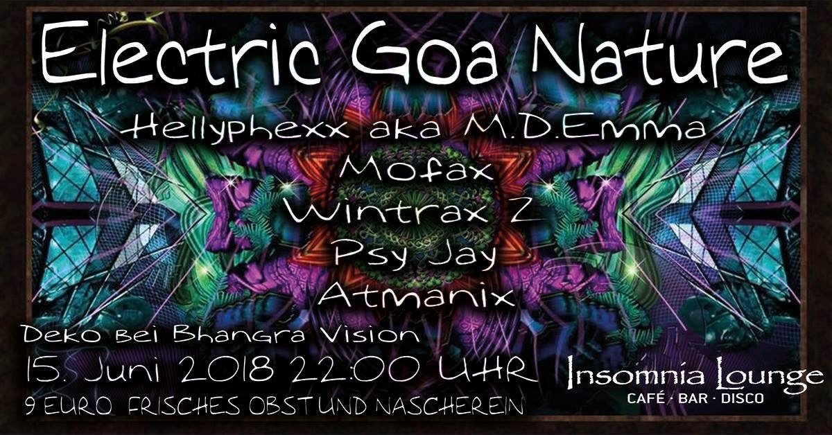 Party Flyer Electric Goa Nature 15 Jun '18, 22:00