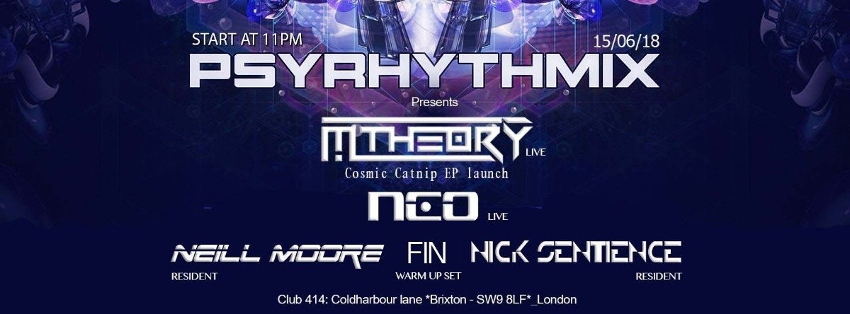 Party Flyer Psyrhythmix Psytrance Adventure 15 Jun '18, 23:00