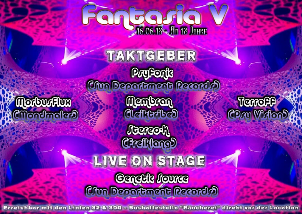 Fantasia 5 · 16 Jun 18, 23:00