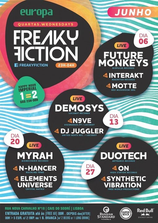FREAKY FICTION · 20 Jun 18, 23:00