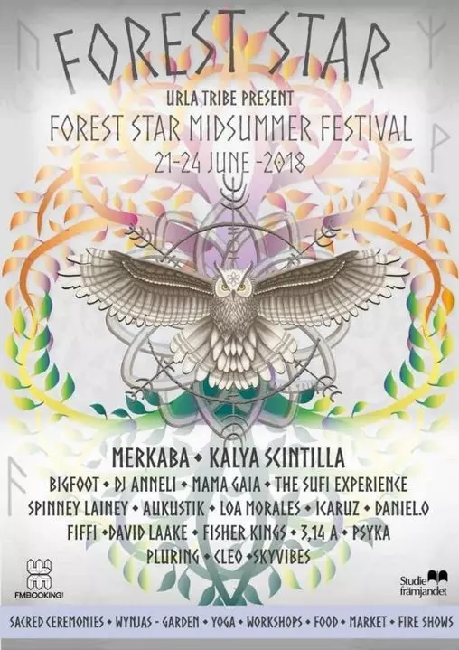 Forest Star - Midsummer Festival 2018 · 21 Jun 2018 · gate (Sweden) ·  goabase ॐ parties and people