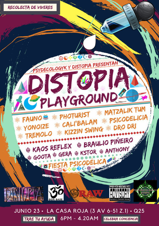 Party Flyer Distopia Playground #1 23 Jun '18, 18:00